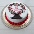 Торт на годовщину свадьбы 27 лет №131653