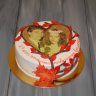 Торт на годовщину свадьбы 27 лет №131657