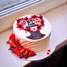 Торт на годовщину свадьбы 27 лет №131658