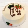 Торт на годовщину свадьбы 28 лет №131660