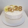 Торт на годовщину свадьбы 28 лет №131671