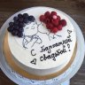 Торт на годовщину свадьбы 29 лет №131684