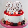 Торт на годовщину свадьбы 29 лет №131690