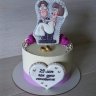 Торт на годовщину свадьбы 29 лет №131695