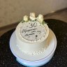 Торт на годовщину свадьбы 30 лет №131719