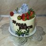 Торт на годовщину свадьбы 33 года №131761