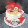 Торт на годовщину свадьбы 35 лет №131801