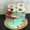Торт на годовщину свадьбы 38 лет №131861