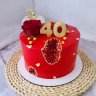 Торт на годовщину свадьбы 40 лет №131903