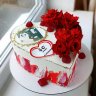 Торт на годовщину свадьбы 40 лет №131906