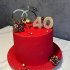 Торт на годовщину свадьбы 40 лет №131910
