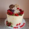 Торт на годовщину свадьбы 40 лет №131919