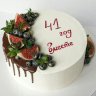 Торт на годовщину свадьбы 41 год №131930