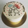 Торт на годовщину свадьбы 41 год №131929
