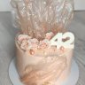 Торт на годовщину свадьбы 42 года №131955