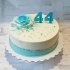 Торт на годовщину свадьбы 44 года №131983