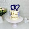 Торт на годовщину свадьбы 45 лет №132010