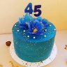 Торт на годовщину свадьбы 45 лет №132015