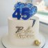 Торт на годовщину свадьбы 45 лет №132016