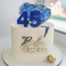 Торт на годовщину свадьбы 45 лет №132015