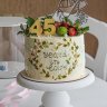 Торт на годовщину свадьбы 45 лет №132018