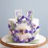 Торт на годовщину свадьбы 46 лет №132039
