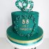 Торт на годовщину свадьбы 55 лет №132121