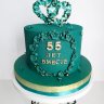 Торт на годовщину свадьбы 55 лет №132120