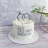 Торт на годовщину свадьбы 60 лет №132141