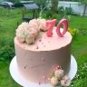 Торт на годовщину свадьбы 70 лет №132181