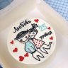 Бенто торт на годовщину свадьбы №132743