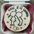 Бенто торт на годовщину свадьбы №132753