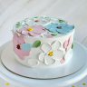 Бенто торт с цветами №133646