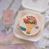 Бенто торт с цветами №133651