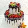 Торт с фруктами и ягодами №134133