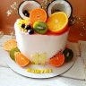 Торт с фруктами и ягодами №134132