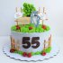 Торт на 55 лет №135562