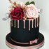 Цветной свадебный торт №136107