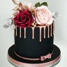 Цветной свадебный торт №136108