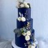 Цветной свадебный торт №136109