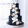 Цветной свадебный торт №136113