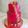 Цветной свадебный торт №136113