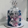 Цветной свадебный торт №136117