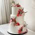 Цветной свадебный торт №136117
