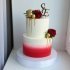 Цветной свадебный торт №136121