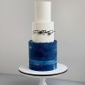 Цветной свадебный торт №136121