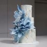 Цветной свадебный торт №136122