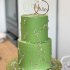 Цветной свадебный торт №136124