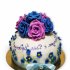 Торт Синие розы №92007