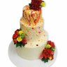Свадебный торт Кружева и драпировка №92078